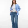 Vmctessa jeans med høj talje og vid benvidde