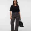 Vmctessa jeans med høj talje og vid benvidde