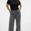 Vmctessa jeans med høj talje og vid benvidde