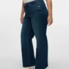 Vmctessa jeans med høj talje og vid benvidde