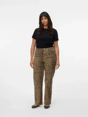 Vmctessa jeans med høj talje og vid benvidde