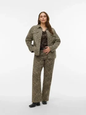 Vmctessa jeans med høj talje og vid benvidde