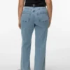 Vmctessa jeans med høj talje og vid benvidde