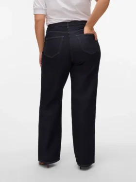 Vmctessa jeans med høj talje og vid benvidde