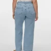Vmctessa jeans med høj talje og vid benvidde