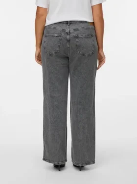 Vmctessa jeans med høj talje og vid benvidde