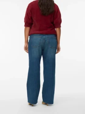 Vmctessa jeans med høj talje og vid benvidde