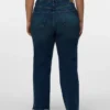 Vmctessa jeans med høj talje og vid benvidde