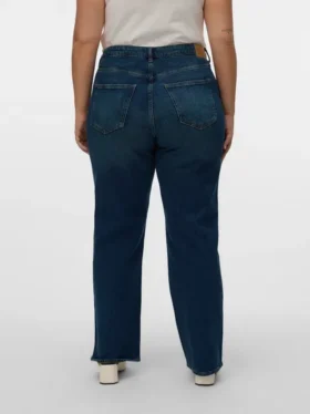 Vmctessa jeans med høj talje og vid benvidde
