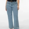 Vmctessa jeans med høj talje og vid benvidde