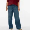 Vmctessa jeans med høj talje og vid benvidde