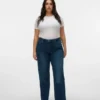 Vmctessa jeans med høj talje og vid benvidde