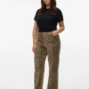 Vmctessa jeans med høj talje og vid benvidde