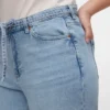 Vmctessa jeans med høj talje og vid benvidde