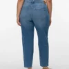 Vmctessa-Stretch High Rise Mom Fit-Jeans