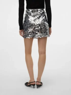Vmcute minidress med høj talje