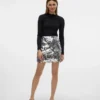 Vmcute minidress med høj talje