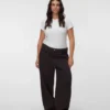 Vmczoe Mid Rise Barrel Fit-Jeans