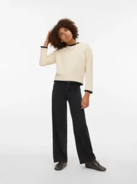 Vmdaisy jeans med høj talje og brede ben