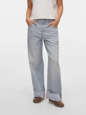 Vmdarcy jeans med mellemhøj talje og vid benvidde
