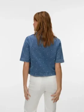 Vmdionne denimskjorte