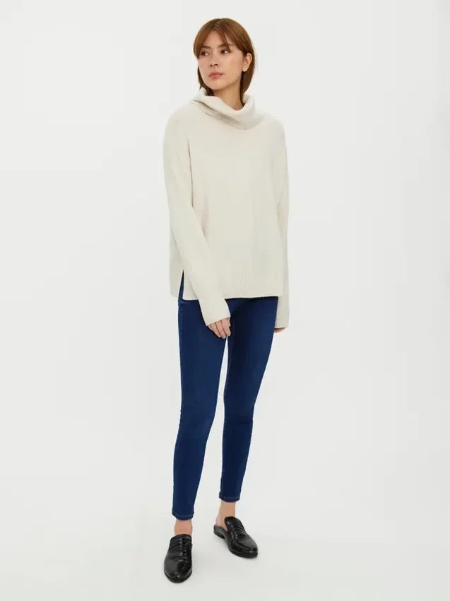 Vmdoffy strikket poncho Vmdoffy strikket poncho