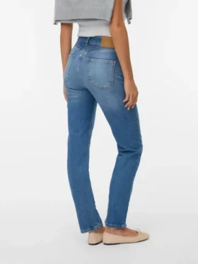 Vmelia jeans med høj talje og lige pasform