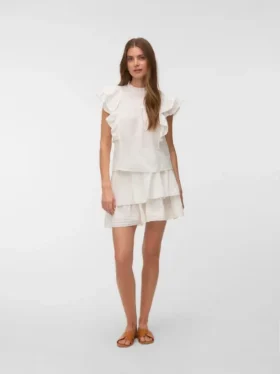 Vmelix kort shorts med høj talje