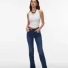 Vmella jeans med mellemhøj talje og bootcut-pasform