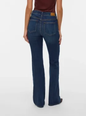 Vmella jeans med mellemhøj talje og bootcut-pasform