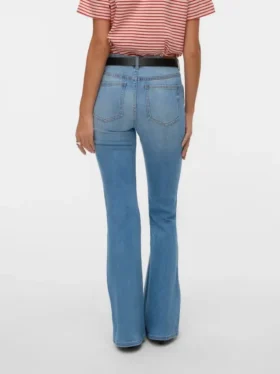 Vmella jeans med mellemhøj talje og bootcut-pasform
