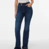 Vmella jeans med mellemhøj talje og bootcut-pasform