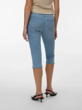 Vmelly Capri-bukser med mellemhøj talje og slim fit