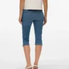 Vmelly Capri-bukser med mellemhøj talje og slim fit