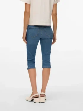 Vmelly Capri-bukser med mellemhøj talje og slim fit