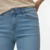 Vmelly Capri-bukser med mellemhøj talje og slim fit