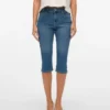 Vmelly Capri-bukser med mellemhøj talje og slim fit