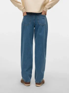 Vmestelle High Rise Barrel Fit-Jeans