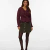 Vmetta kort shorts med høj talje