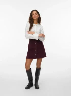 Vmetta kort shorts med høj talje