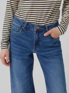 Vmfaith jeans med lav talje og brede ben