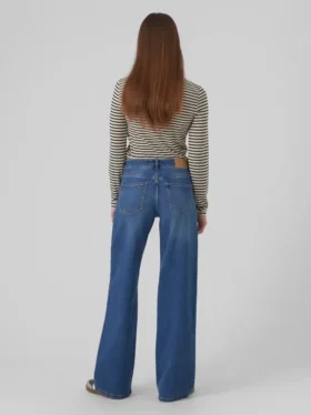 Vmfaith jeans med lav talje og brede ben