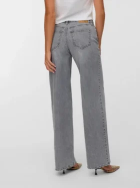 Vmfaye-jeans med lav talje og vid benvidde