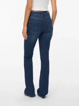 Vmflash-jeans med mellemhøj talje og udvidet ben