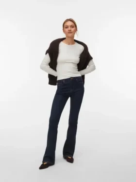 Vmflash Mid Rise Flared Fit Jeans