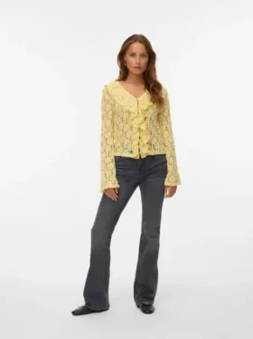 Vmflash Mid Rise Flared Fit Jeans