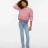 Vmflash Mid Rise Flared Fit Jeans