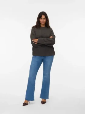 Vmflash Mid Rise Flared Fit Jeans