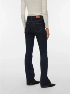 Vmflash Mid Rise Flared Fit Jeans