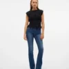 Vmflash Mid Rise Flared Fit Jeans
